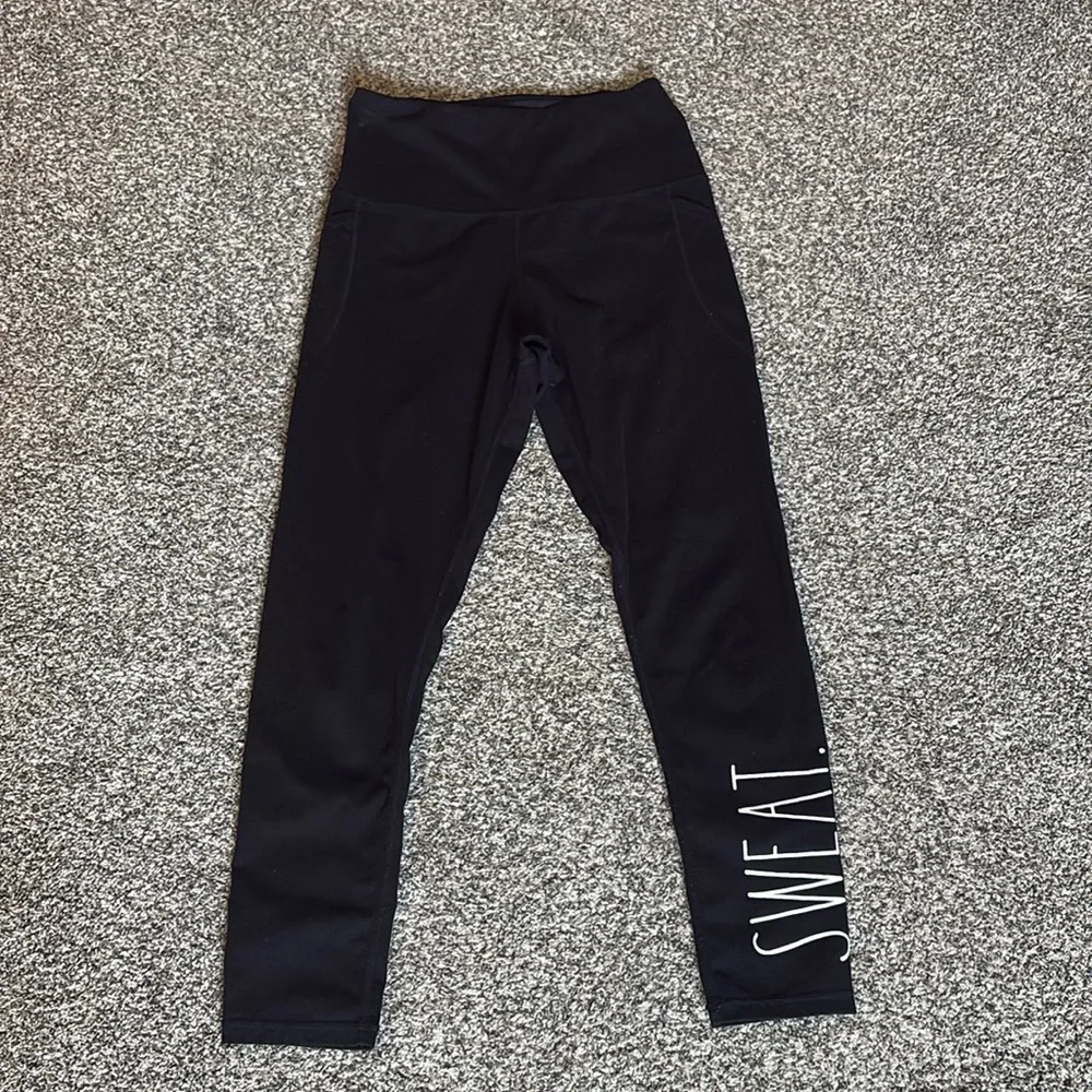 Rae Dunn Active Leggings - Picture 1 of 2